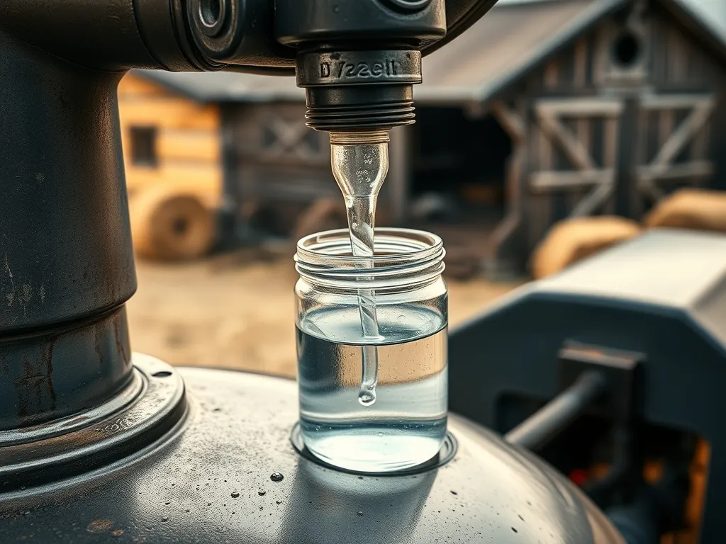 Jak usunąć wodę z baku ciągnika? Skuteczne sposoby i porady